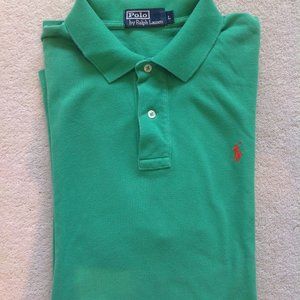 green short-sleeve Polo